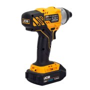 JCB 21-18ID-2XB 18V Cordless Impact Driver, 2.0Ah Lithium-ion Battery & Fast Charger